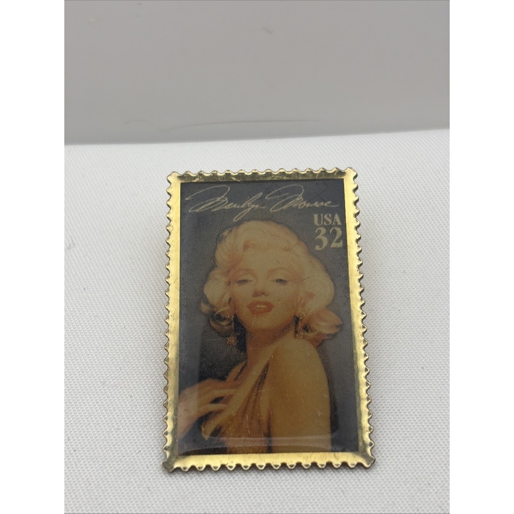 USPS United States Postal Service Stamp Marilyn Monroe Lapel Hat Pin